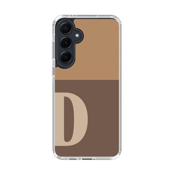 Slim Protection Case［ オリジナル - initial two tone - D brown ］