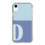 Slim Protection Case［ Original - initial two tone - D blue ］