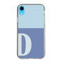 Slim Protection Case［ Original - initial two tone - D blue ］
