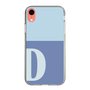 Slim Protection Case［ Original - initial two tone - D blue ］