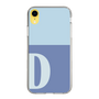 Slim Protection Case［ Original - initial two tone - D blue ］