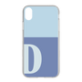 Slim Protection Case［ Original - initial two tone - D blue ］