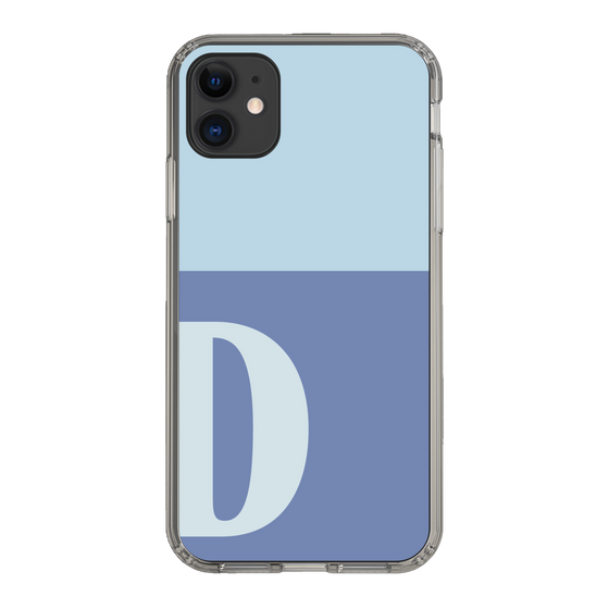 Slim Protection Case［ Original - initial two tone - D blue ］
