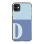 Slim Protection Case［ Original - initial two tone - D blue ］
