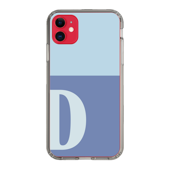 Slim Protection Case［ Original - initial two tone - D blue ］