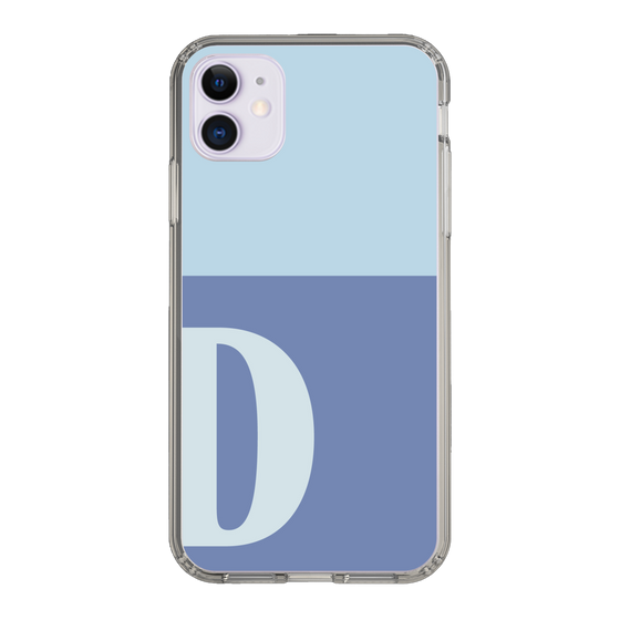 Slim Protection Case［ Original - initial two tone - D blue ］