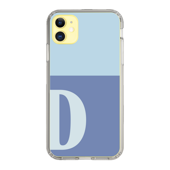 Slim Protection Case［ Original - initial two tone - D blue ］