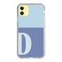 Slim Protection Case［ Original - initial two tone - D blue ］