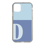 Slim Protection Case［ Original - initial two tone - D blue ］