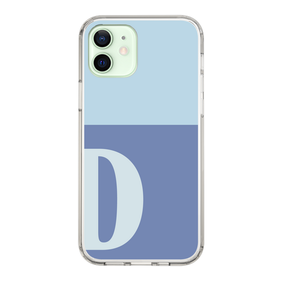 Slim Protection Case［ Original - initial two tone - D blue ］