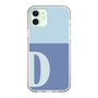 Slim Protection Case［ Original - initial two tone - D blue ］