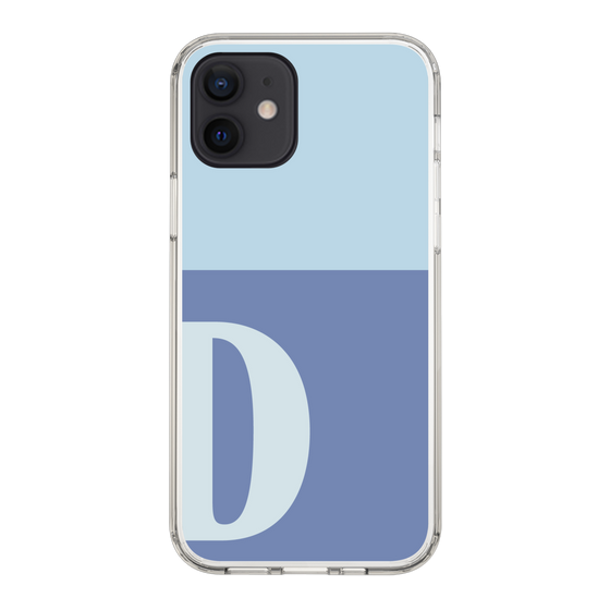 Slim Protection Case［ Original - initial two tone - D blue ］