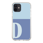 Slim Protection Case［ Original - initial two tone - D blue ］