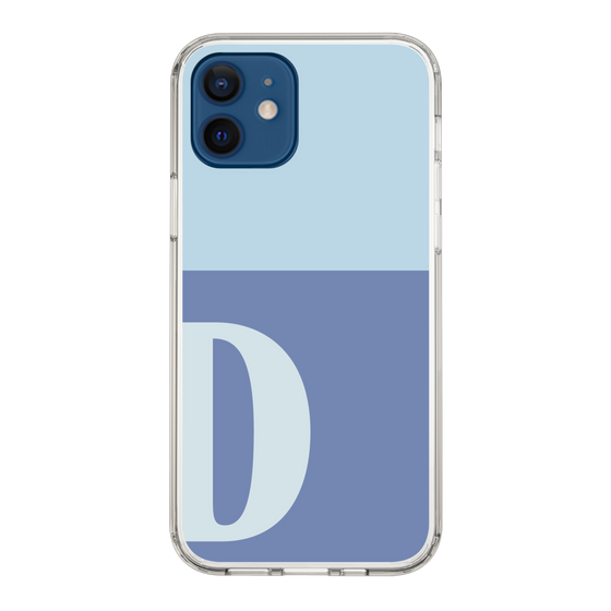 Slim Protection Case［ Original - initial two tone - D blue ］