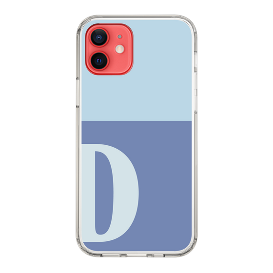 Slim Protection Case［ Original - initial two tone - D blue ］