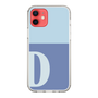 Slim Protection Case［ Original - initial two tone - D blue ］