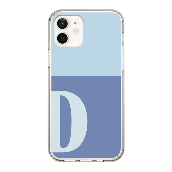 Slim Protection Case［ Original - initial two tone - D blue ］