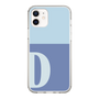Slim Protection Case［ Original - initial two tone - D blue ］