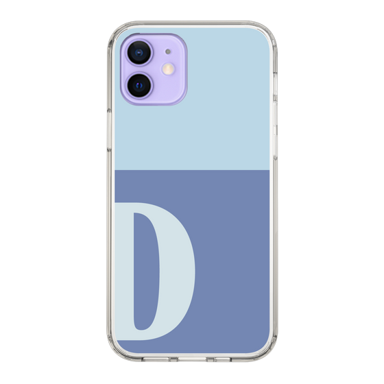Slim Protection Case［ Original - initial two tone - D blue ］