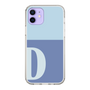 Slim Protection Case［ Original - initial two tone - D blue ］