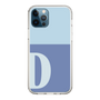 Slim Protection Case［ Original - initial two tone - D blue ］