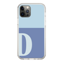 Slim Protection Case［ Original - initial two tone - D blue ］