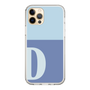 Slim Protection Case［ Original - initial two tone - D blue ］