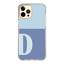 Slim Protection Case［ Original - initial two tone - D blue ］