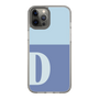 Slim Protection Case［ Original - initial two tone - D blue ］