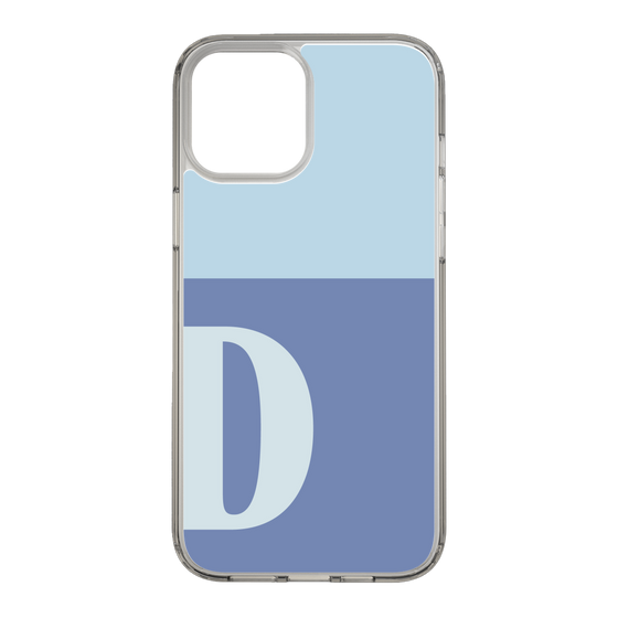 Slim Protection Case［ Original - initial two tone - D blue ］