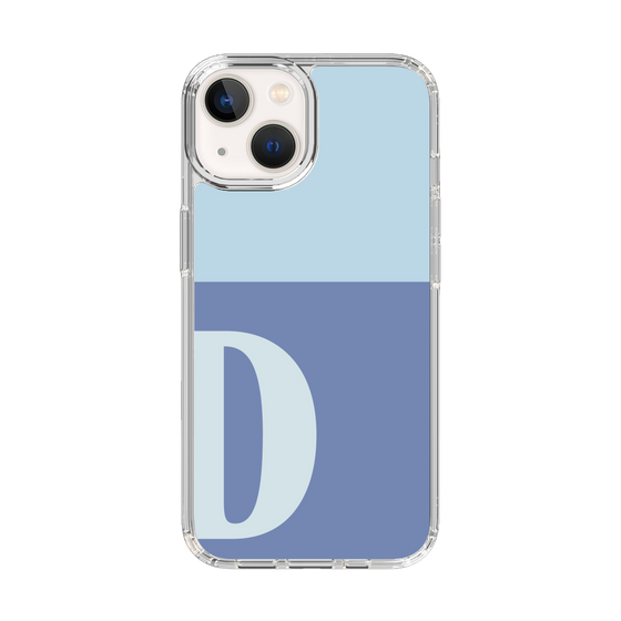 Slim Protection Case［ Original - initial two tone - D blue ］