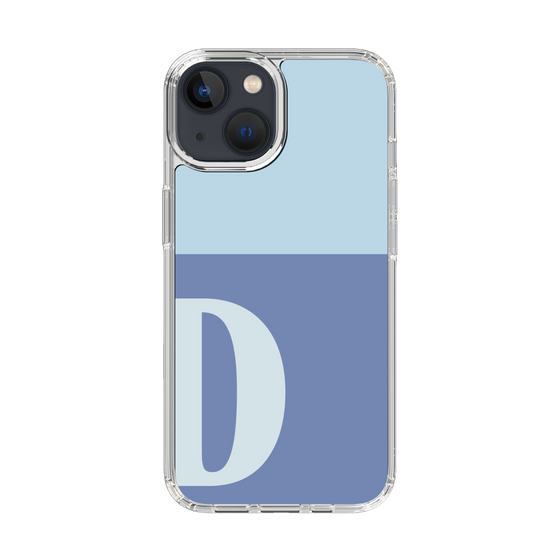 Slim Protection Case［ Original - initial two tone - D blue ］