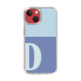 Slim Protection Case［ Original - initial two tone - D blue ］