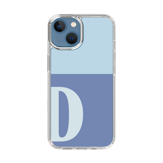 Slim Protection Case［ Original - initial two tone - D blue ］