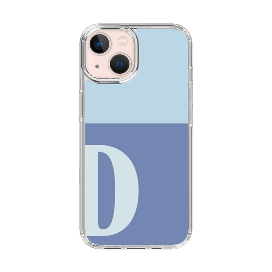 Slim Protection Case［ Original - initial two tone - D blue ］