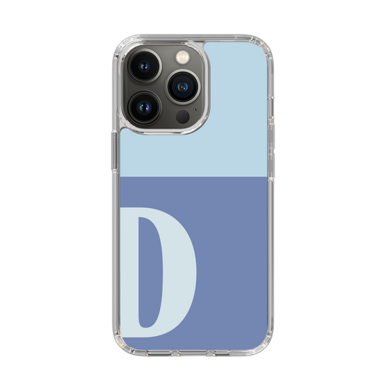 Slim Protection Case［ Original - initial two tone - D blue ］