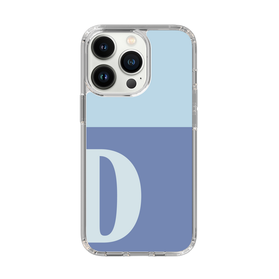 Slim Protection Case［ Original - initial two tone - D blue ］