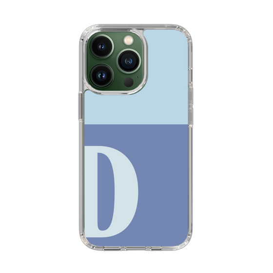 Slim Protection Case［ Original - initial two tone - D blue ］