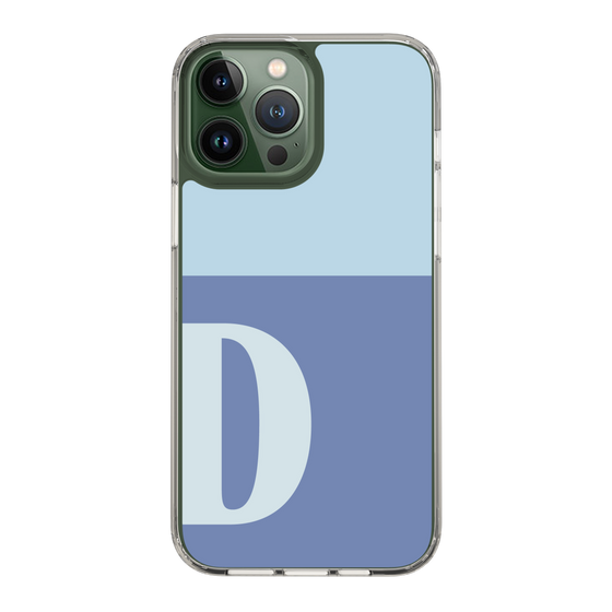 Slim Protection Case［ Original - initial two tone - D blue ］