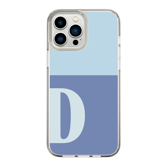 Slim Protection Case［ Original - initial two tone - D blue ］