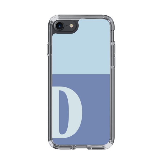 Slim Protection Case［ Original - initial two tone - D blue ］