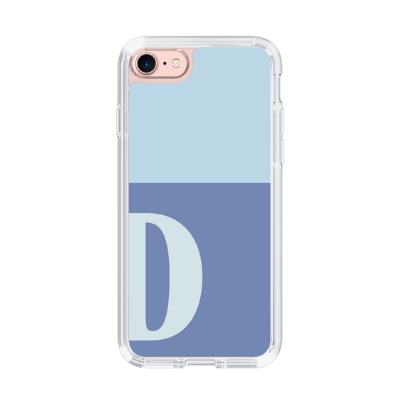 Slim Protection Case［ Original - initial two tone - D blue ］