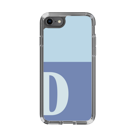 Slim Protection Case［ Original - initial two tone - D blue ］