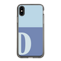 Slim Protection Case［ Original - initial two tone - D blue ］