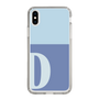 Slim Protection Case［ Original - initial two tone - D blue ］