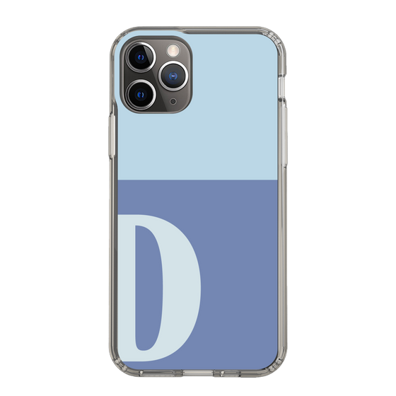 Slim Protection Case［ Original - initial two tone - D blue ］