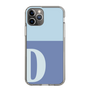 Slim Protection Case［ Original - initial two tone - D blue ］