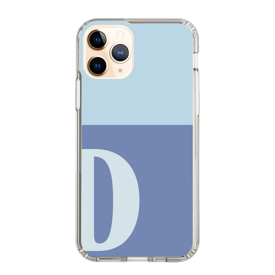 Slim Protection Case［ Original - initial two tone - D blue ］