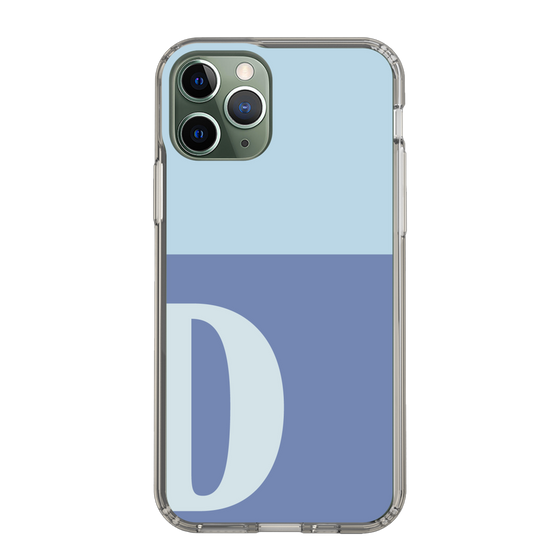 Slim Protection Case［ Original - initial two tone - D blue ］