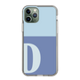 Slim Protection Case［ Original - initial two tone - D blue ］